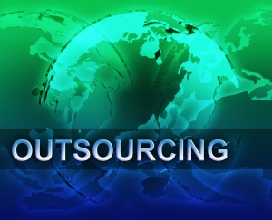 Outsourcing globalization illustration